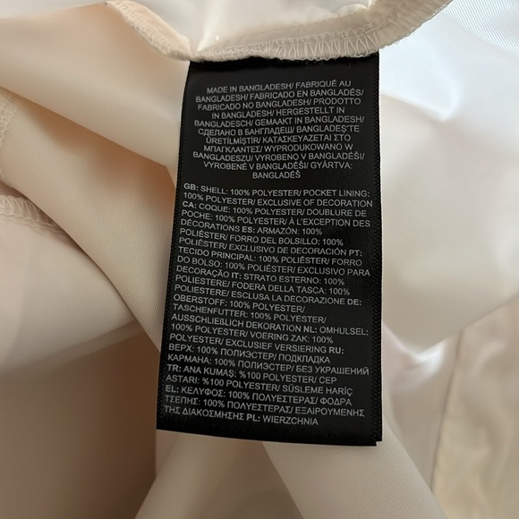 NEW The North Face Easy Wind Half Zip Pullover Jacket White Dune Size Large - Picture 9 of 12